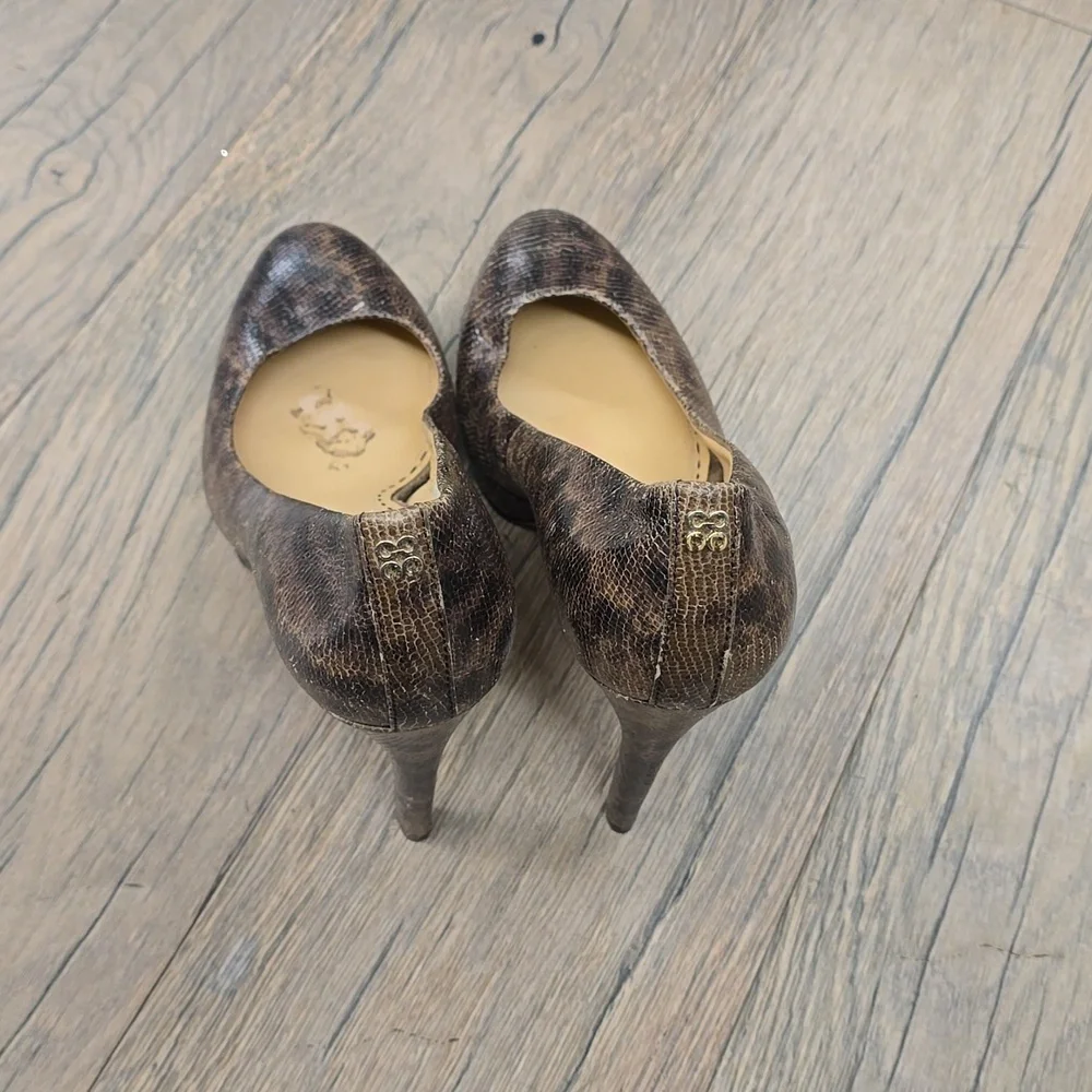 Coach Daisee Printed Lizard‎ Heels, 9.5​